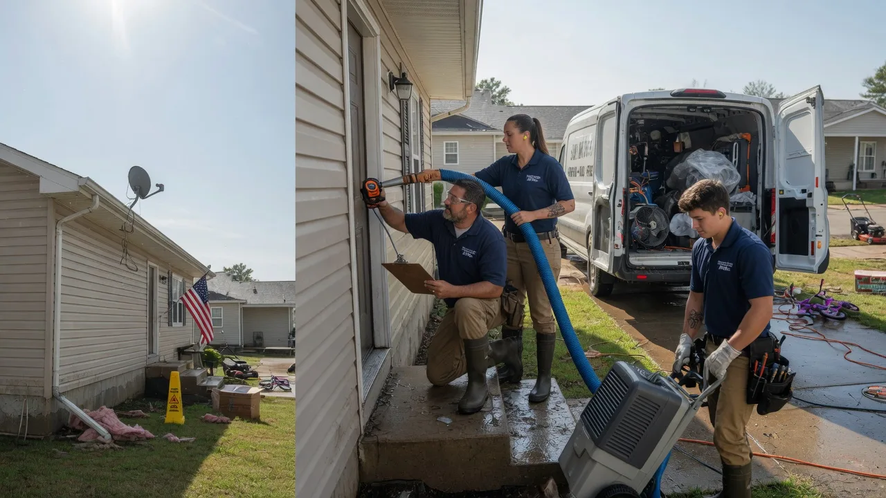 Ceiling Water Damage Restoration in Presho, SD near me
